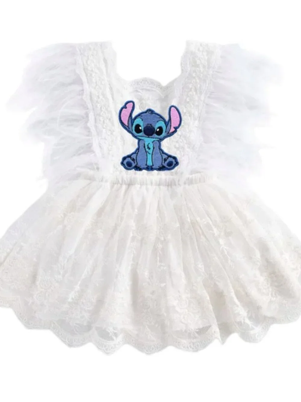 Stitch Dress Lace Birthday Outfit Lilo Clothes Dress romper